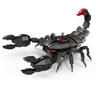 MOC Бионические Фигурки Животных Сороконожка Скорпион Паук Трилобиты Конструктор Модель Набор Обучающая Обучающая Игрушка для Детей