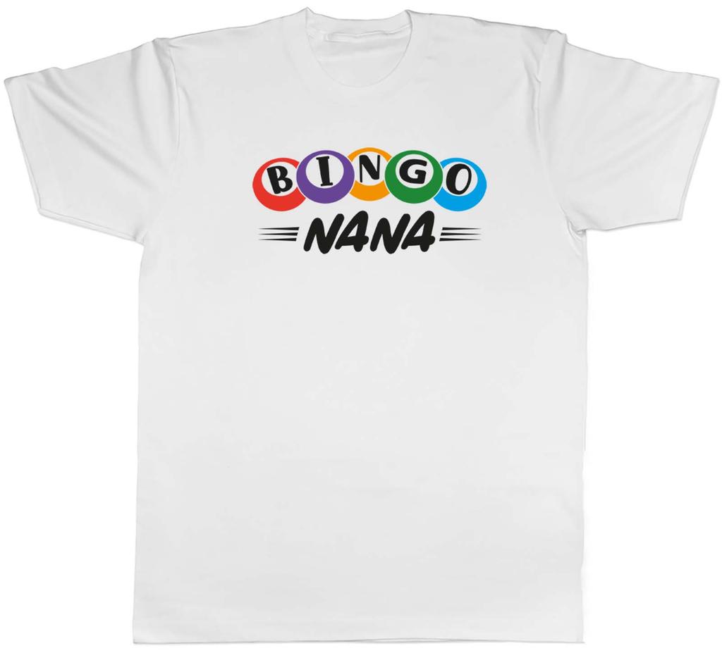 Bingo Nana Unisexs TShirt Number Card Jackpot Tee Gift