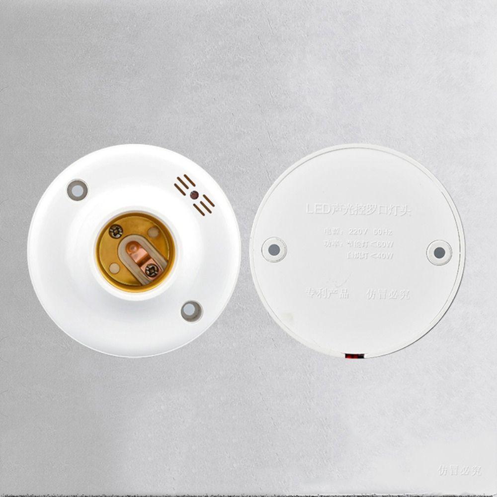 Ceiling Automatic Induction Light Bulb Switch Adapter Lamp Base E27 Lamp Holder LED Bulb Socket