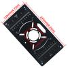 Aluminium Carpenty Router Table Insert Plate Wood Router Trimmer Models Engraving Machine Benches Carpenter Engraving Board