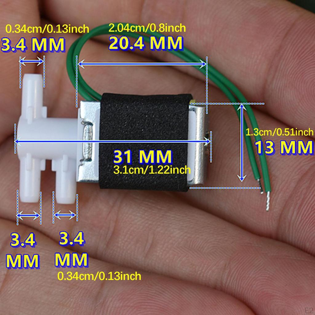 Электромагнитный клапан нормально закрытый DIY аксессуары прочный профессиональный легкий приборное оборудование