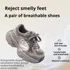 Легкая спортивная обувь для девочек Дышащие кроссовки из сетки для мальчиков Детские дышащие кроссовки-папы Модная повседневная обувь