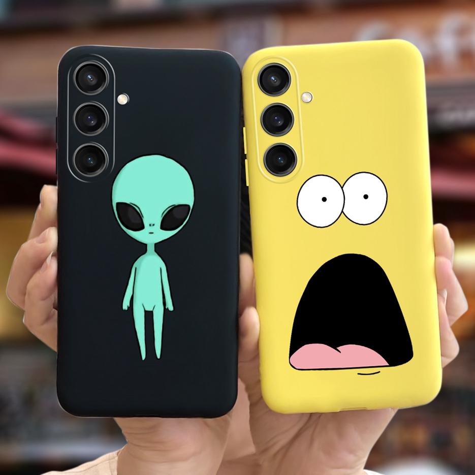 Чехол для Samsung Galaxy A55 A15 A25 A35 5G Стильный чехол с рисунком конфет Мягкий ТПУ чехол для телефона Для Samsung A15 Galaxy A25 2023 Корпус