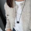 Temperament Long Sweater Chain Retro Bottle Pendant Necklace Portable Fashion Jewelry  Friends