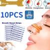 10 шт. дышащие полоски для носа, пластыри против храпа, лучше спят, помогают остановить храп, лучше дышать