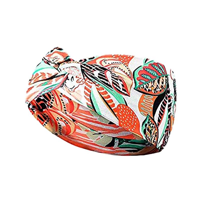 Гавайский пляжный отдых в стиле бохо с принтом в стиле ретро, впитывающая пот повязка на голову для йоги и бега, женская фитнес-повязка на голову с высокой эластичностью