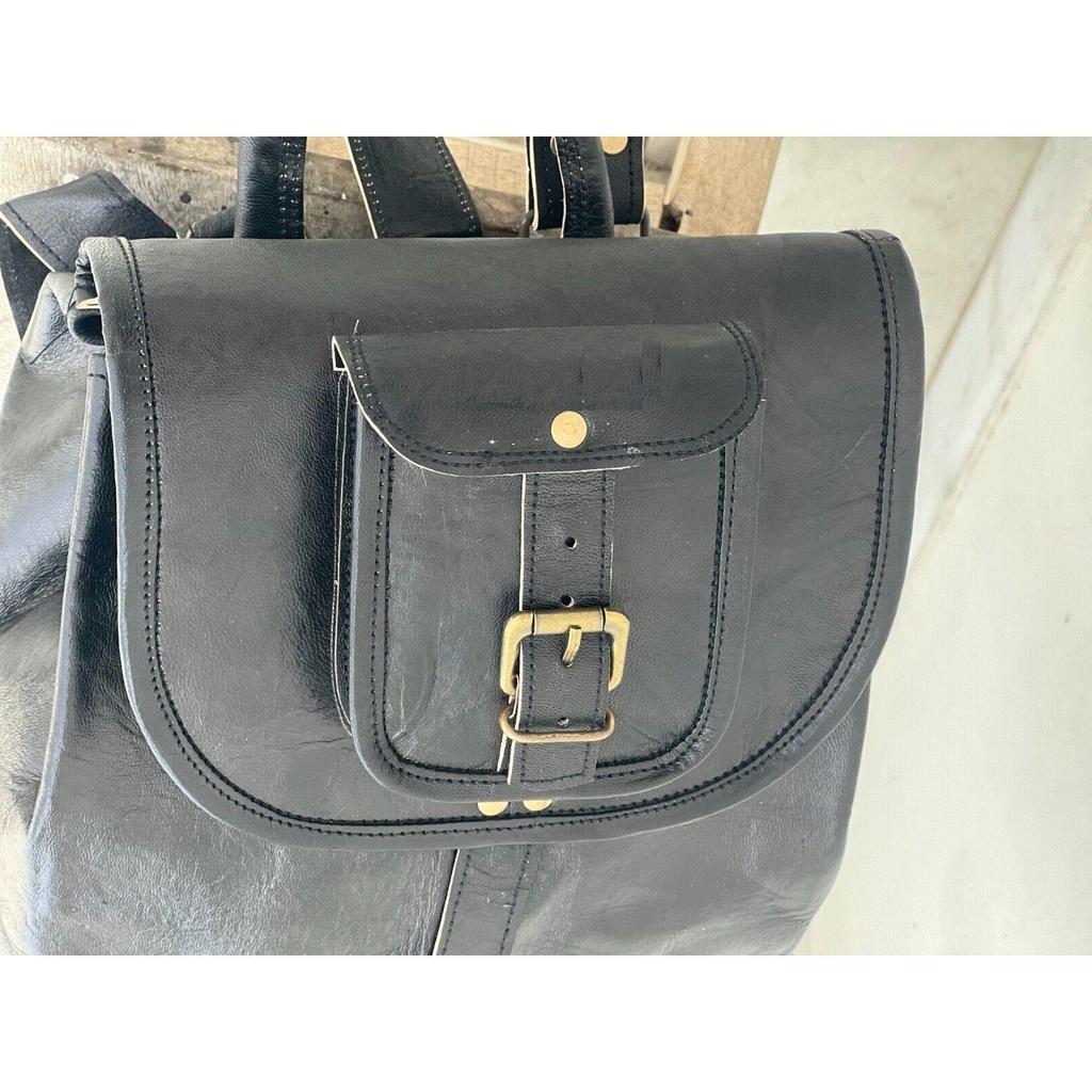 Кожаный рюкзак из натуральной кожи, рюкзак для ноутбука, черная мужская сумка для путешествий