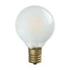 [3-летняя гарантия Лампочка LED Filament [Сифон] Шар 50 Матовый (Глянец) LDF60D] Эквивалент 35 Вт, Световой поток 300 лм, Теплый белый (2700K), Цоколь E17,