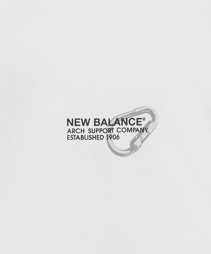 Футболка с коротким рукавом New Balance Nbneg21543 / Графическая футболка с карабином от Uni Track Club (Whtie)