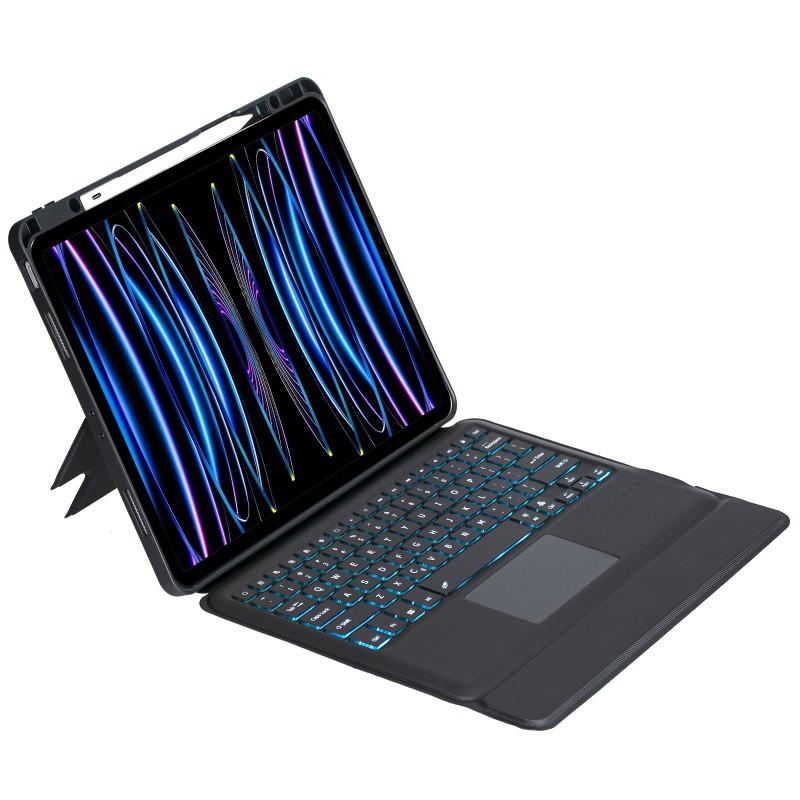 IPad 11 A16 Case Air 13 Split Backlit Bluetooth Keyboard Cover Protective Tablet With Stand Magnetic Anti-Scratch