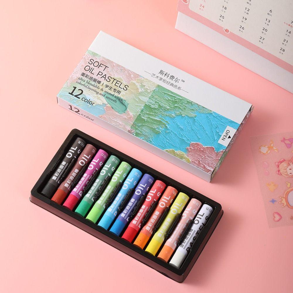 12/24/36/48 шт. масляная пастель Morandi Macaron Crayon прочные художественные принадлежности