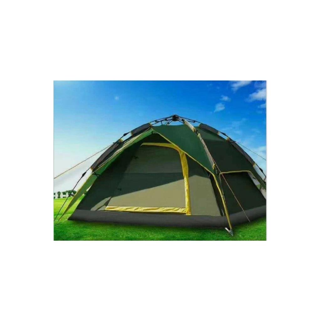 Палатка с навесом для 4 человек с автоматической установкой
