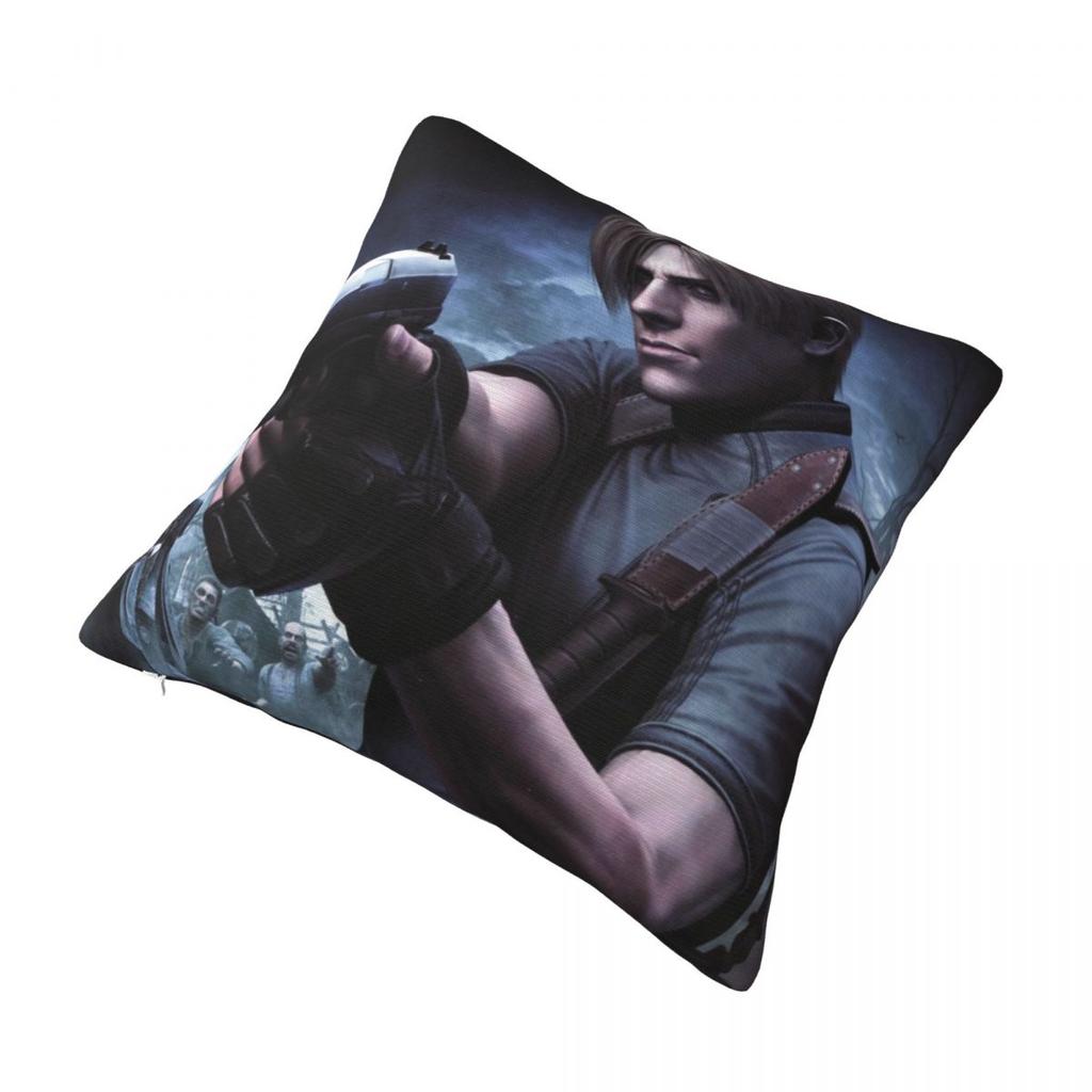 Pillow Case Leons Kennedy Video Game Residents Evils 4 Soft Pillow Cover Cute Funny Cushion Cover Custom Pillowcases For Sofa