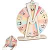 Wooden Kids Emotion Wheel, Wooden Emotion Wheel with Base, Explore Emotions with Faces, Social-Emotional Learning Toy