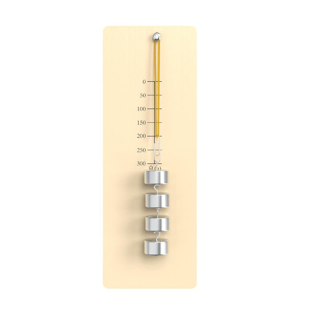 Self-made DIY Lever Experiment Set Rubber Band Force Gauge Basic Classroom Pulley Set Portable Mechanical Mechanics