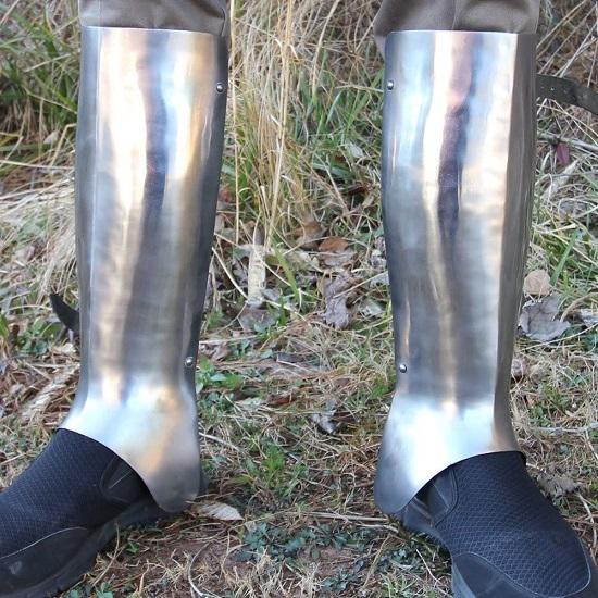 Древнегреческие поножи гоплита защитные средневековые функциональные доспехи для ног Хэллоуин 18 г