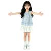 Girls Summer Bow Blouse and Bloomer Skirt Two Piece Set