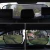 2PCS Magnetic Car Sun Shade UV Protection Car Curtain Baby Car Window Sunshade Side Window Mesh Sun Visor Summer Protection Film
