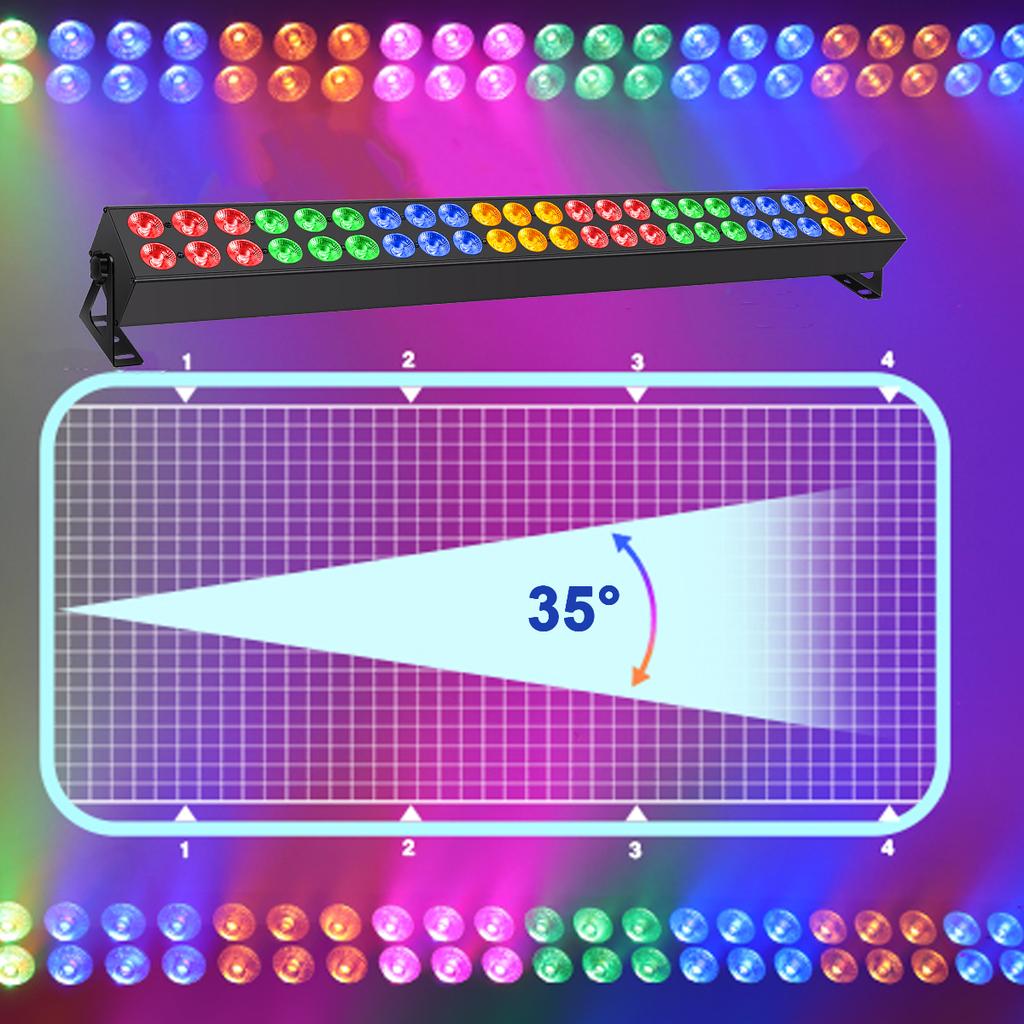Light4Me Pixel Bar 48 Rgba Listwa Oświetleniowa Oświetlenie Sceniczne Dekoracja Światłem 48X3W Led