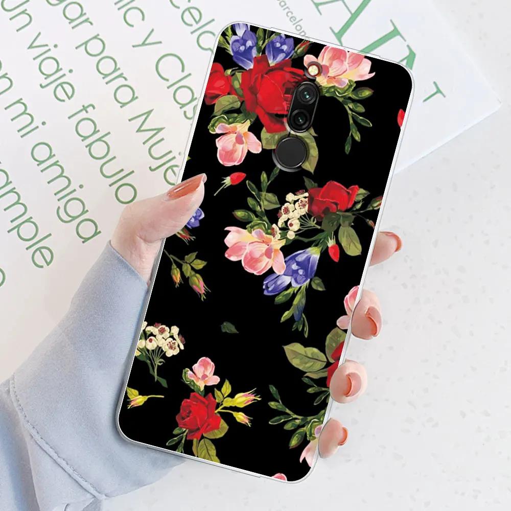 For Redmi 8 Case 6.3 inch Gradient Color Silicone Funda TPU Soft Transparent Cases For Xiaomi Redmi 8A 8 Protective Bumper Back
