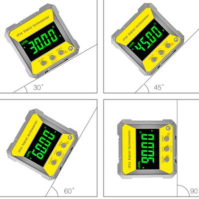 Мини измерительный цифровой уровень угломер с магнитным основанием электронный универсальный угломер цифровой инклинометр