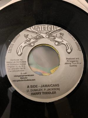7-дюймовая пластинка HARRY TODDLER, SLY DUNBAR - Jamaicans NONE Mixing Lab Ямайка Регги, Ска и Даб Б/У