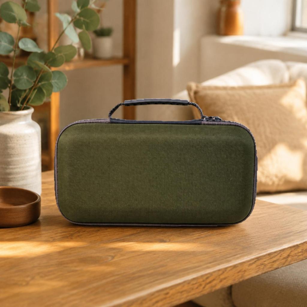 Audio Device Case with Divider Shockproof for Live Performances, Presenters