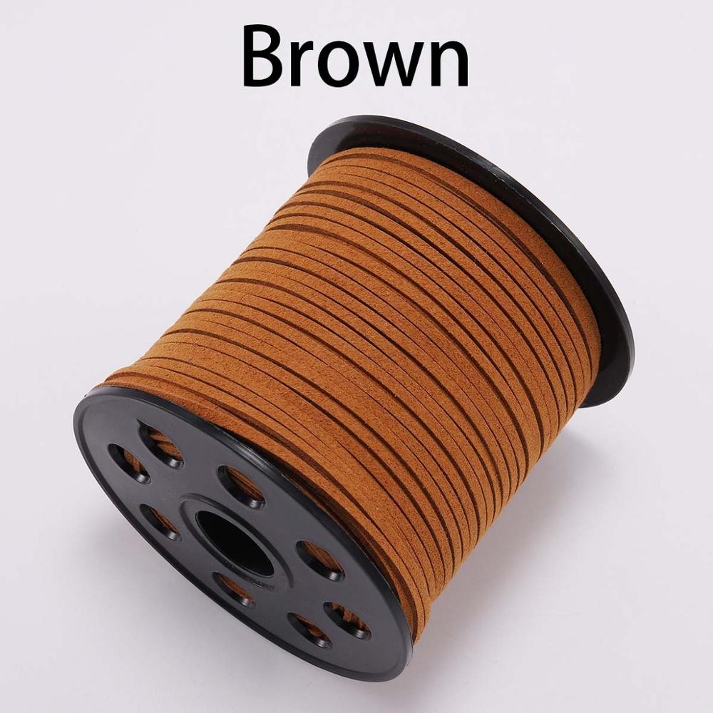 10 м/лот, 2,5 мм, плоский плетеный из искусственной замши, корейский бархатный кожаный браслет ручной работы с бисером, ожерелье «сделай сам» для изготовления ювелирных изделий, фурнитура