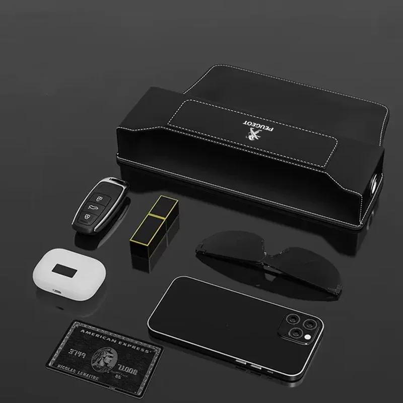 Car Seat Crevice Gaps Storage Box Seat Organizer Gap Slit Filler Holder For Peugeot 206 208 306 307 308 508 106 107 108 2008 207