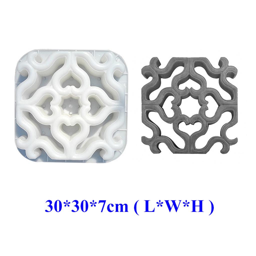 DIY Садовая Цементная Форма под Старинный Кирпич Форма для Садовой Дорожки 3D Резьба Нескользящая Бетонная Пластиковая Форма для Мощения