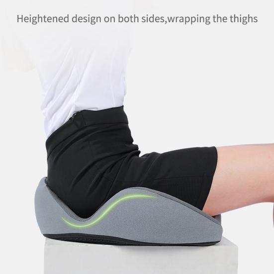 Эргономичная подушка для ягодиц, подушка для сиденья при геморрое, U-образная, для уменьшения давления на копчик, поддержка из пеноматериала с эффектом памяти