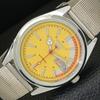 ЯПОНИЯ ВИНТАЖНЫЕ ВОССТАНОВЛЕННЫЕ SEIKO 5 АВТОМАТИЧЕСКИЕ 6309A МУЖСКИЕ ЖЕЛТЫЕ ЧАСЫ a440725-4