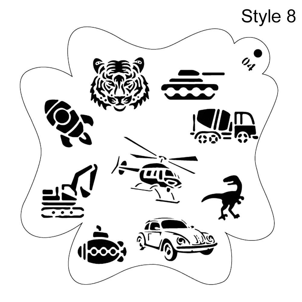 DIY Halloween Birthday Party Paint Template Stencils for Body Painting Face Art Temporary Tattoos