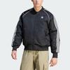 Adidas Premium Collegiate Jacket With Three-Stripe Color Block Men Jacket Black IL2573