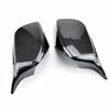 2PCS Car Rearview Side Mirror Cover Caps For BMW E60 E61 2003-2008 M Style Replacement Side Mirror Cover Caps