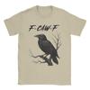 Смешная Футболка F-Caw-F Caw Летняя Винтажные Футболки Хлопок Модная Футболка Для Мужчины С коротким рукавом Печатные Футболки