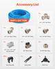 VEVOR Air Compressor Line Kit, 100FT x 3/4", HDPE-Aluminum Compressed Air Piping System, Leak-Proof, Pressure-Resistant & Easy-to-Install