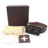 Louis Vuitton Сумка-кошелек Santur Pochette Duo Monogram Пояс Коричневый Холст с монограммой M9836 Б/у