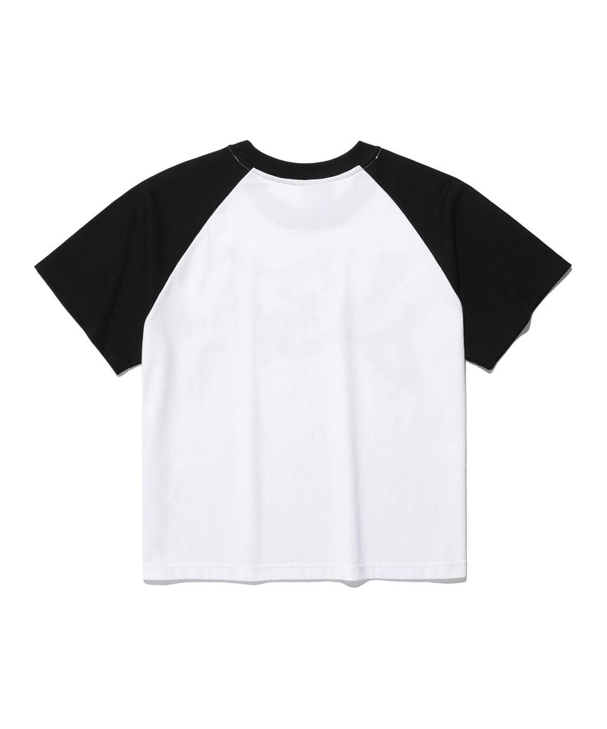 ISTKUNST Stop Crop Raglan Tee_White(Ik2Fmft530A)