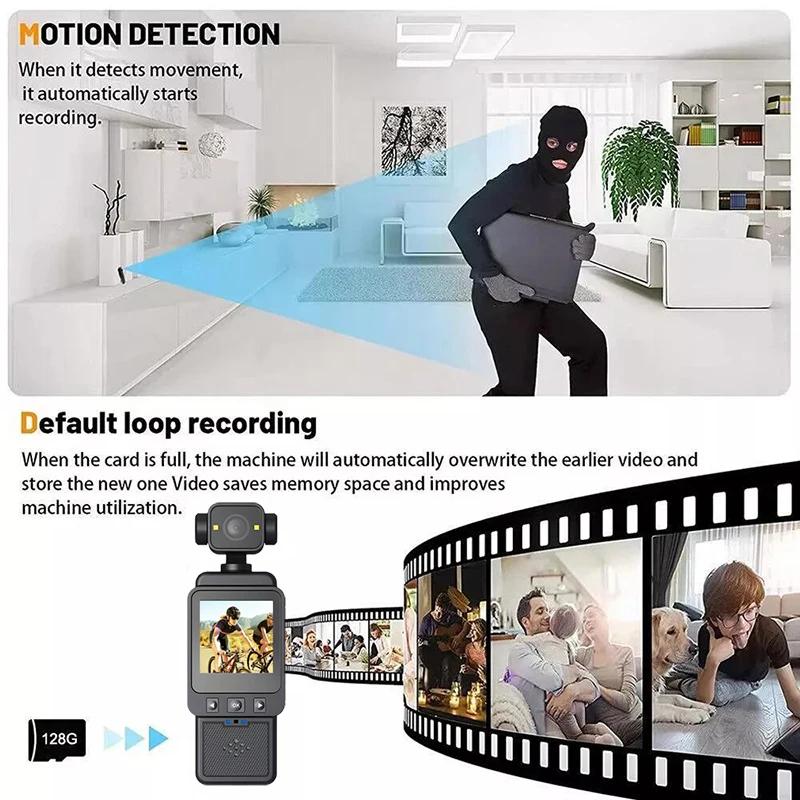 1080P HD WIFI Цифровой Видео Портативный Мини Портативный Ручной Рекордер для Правоохранительных Органов Вращающийся на 270° Объектив Камера для Занятий Спортом на Открытом Воздухе