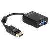 DeLOCK Адаптер DisplayPort-VGA DELOCK 61848 Черный