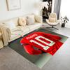 Sports Team Celebration Floor Rug Office Rug Suitable for Entryway Hallway Kitchen Living Rooms Antislip Carpet Decorate Offices