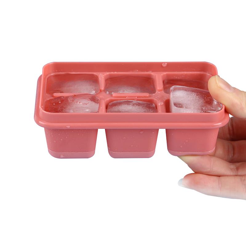 2024 Новая форма для льда, форма для заморозки, холодильник, домашняя замороженная коробка для льда с крышкой, силиконовая, горячая в TikTok, форма для льда