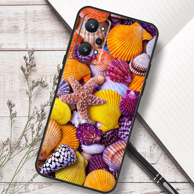 Морские Ракушки Для Realme C75 C67 C61 C55 C53 C51 C21Y C25S GT 7 5 6 Pro GT 6T 10 11 12 13 14 Pro Plus Чехол
