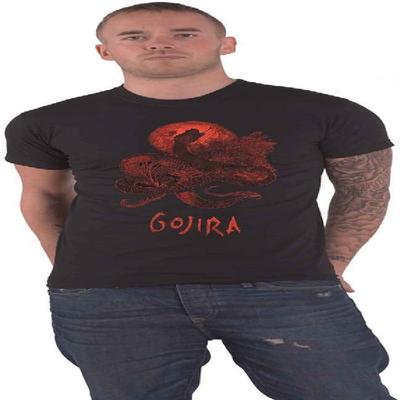 Мужская футболка Gojira Serpent Moon Черная