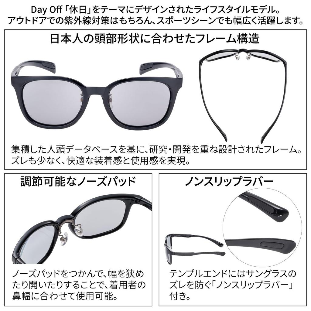 SWANS спортивные поляризованные солнцезащитные очки DF Pathway BK черные x черные для вождения, рыбалки, бега, гольфа AMZ-PW-0053