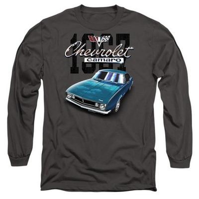 Мужская классическая футболка с длинным рукавом Chevrolet Camaro