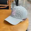 Spring and summer sunshade thin quick-drying embroidery couple baseball cap children spring outing sun protection curved brim cap male tide