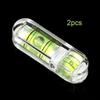 2Pcs Bubble Leveler Spirit Level Measuring Layout Tool Horizontal Easy Carrying for Wall Clocks