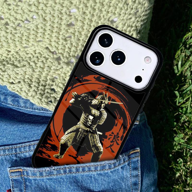 Японский Бусидо Самурай чехол для телефона Совместим с для IPhone 17air 16e 15 14 13 12 11Pro Max 17 Air